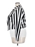 Dots 100% Polyester Stripes Silver 3/4 Sleeve Blouse Size 20 - photo 5
