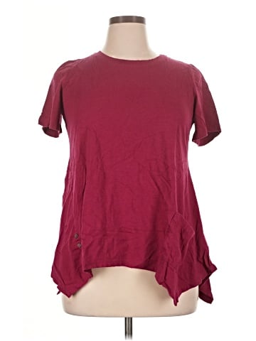 LOGO by Lori Goldstein Short Sleeve Top (view 1)