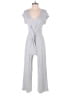 Caution to the Wind Stripes Gray Jumpsuit Size M (estimated) - photo 1