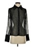 Monki Polka Dots Black Long Sleeve Blouse Size XS - photo 1