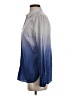 Talbots 100% Cotton Color Block Blue Long Sleeve Button-Down Shirt Size S - photo 5