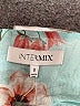 Intermix 100% Silk Teal Long Sleeve Silk Top Size 8 - photo 7