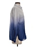 Talbots 100% Cotton Color Block Blue Long Sleeve Button-Down Shirt Size S - photo 4