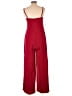 BCBGeneration 100% Polyester Solid Red Jumpsuit Size 12 - photo 2