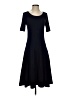 Talbots Solid Black Casual Dress Size S - photo 1