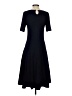 Talbots Solid Black Casual Dress Size S - photo 2