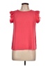 Naked Zebra 100% Polyester Pink Short Sleeve Top Size L (estimated) - photo 1
