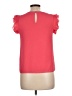 Naked Zebra 100% Polyester Pink Short Sleeve Top Size L (estimated) - photo 2
