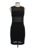 Silence and Noise Stripes Black Cocktail Dress Size L - photo 1
