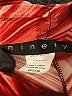 Ninety Graphic Red Formal Skirt Size M - photo 4