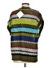 Baum Und Pferdgarten Color Block Green Sweater Vest Size S - photo 2
