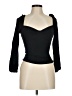 Reformation Black 3/4 Sleeve Top Size 6 - photo 1