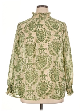 Shein Curve Long Sleeve Blouse