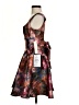 Katia Rae Floral Brown Cocktail Dress Size XS - photo 5