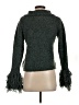 Zara 100% Polyester Tweed Green Pullover Sweater Size S - photo 2