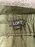 Ann Taylor LOFT Solid Green Cargo Pants Size L - photo 7