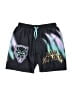Marvel 100% Polyester Graphic Black Athletic Shorts Size 9 - 10 - photo 1