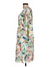 Ninety 100% Polyester Print Ivory Casual Dress Size L - photo 5