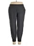 Quacker Factory Solid Gray Sweatpants Size XL - photo 1