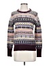 J.Crew Print Purple Pullover Sweater Size S - photo 1
