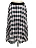 Kate Kasin Plaid Gray Casual Skirt Size M - photo 1
