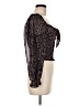 No Frills 100% Polyester Black 3/4 Sleeve Blouse Size M - photo 4