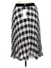 Kate Kasin Plaid Gray Casual Skirt Size M - photo 2