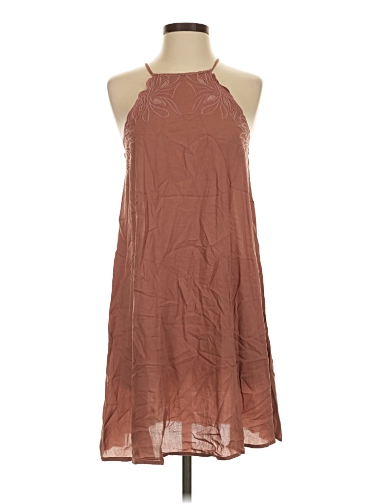 Pre-owned Kendall & Kylie Casual Dress In Brown