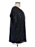 Papermoon Stars Black Short Sleeve Blouse Size M - photo 4