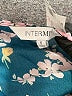 Intermix 100% Silk Teal Long Sleeve Silk Top Size 8 - photo 7