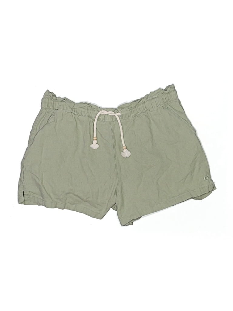 Pre-owned Hang Ten Khaki Shorts In Green