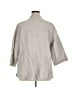 Ruby Rd. 100% Linen Gray 3/4 Sleeve Button-Down Shirt Size 1X - photo 2