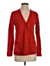 CAbi 100% Cotton Solid Red Cardigan Size S - photo 1