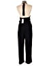 Assorted Brands 100% Polyester Solid Black Jumpsuit Size L - photo 2