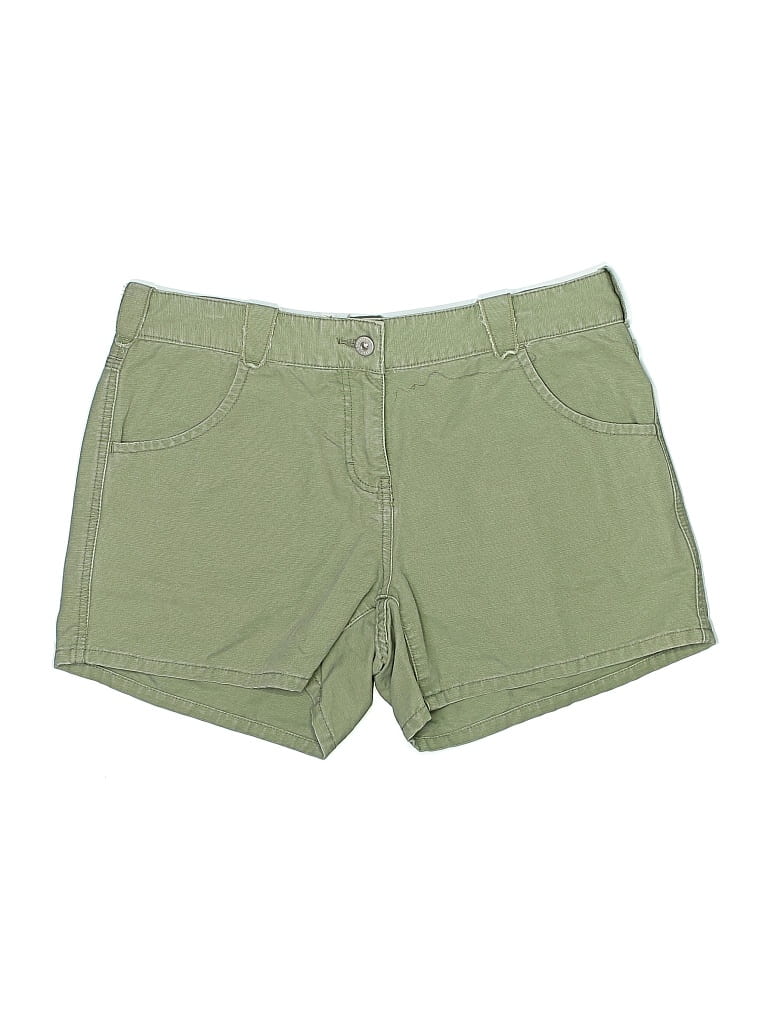 Pre-owned Tommy Hilfiger Khaki Shorts In Green