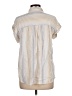 Be Cool Stripes Ivory Short Sleeve Button-Down Shirt Size L - photo 2