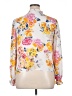 NANETTE Nanette Lepore 100% Polyester Floral Yellow Long Sleeve Blouse Size XL - photo 2