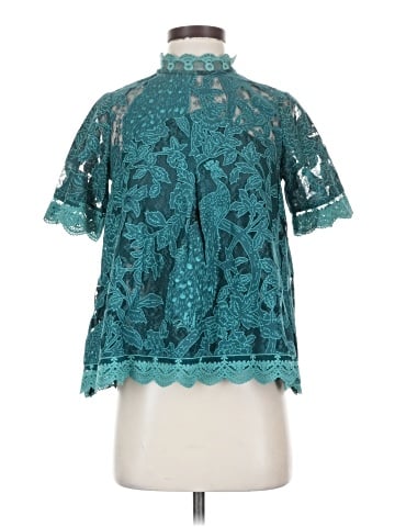 HD in Paris Short Sleeve Blouse (view 1)