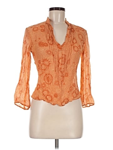 Equipment 3/4 Sleeve Blouse (view 1)
