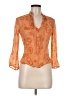 Equipment Orange 3/4 Sleeve Blouse Size M - photo 1