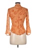 Equipment Orange 3/4 Sleeve Blouse Size M - photo 2