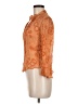 Equipment Orange 3/4 Sleeve Blouse Size M - photo 5