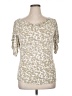 MICHAEL Michael Kors Tan Short Sleeve Top Size XL - photo 1