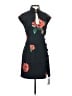 Sau Lee 100% Polyester Floral Black Cocktail Dress Size 2 - photo 1