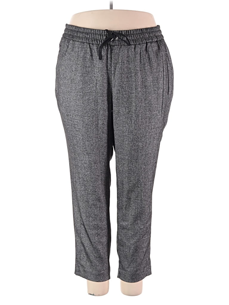 Pre-owned Lane Bryant Casual Pants In Gray