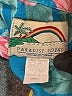 Paradise Found Tropical Blue Short Sleeve Blouse Size S - photo 8