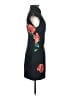 Sau Lee 100% Polyester Floral Black Cocktail Dress Size 2 - photo 4