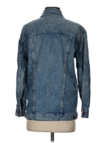 Madewell The Oversized Jean Jacket in Wortham Wash (view 2)