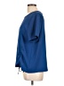 MELLODAY Blue Short Sleeve Blouse Size L - photo 5