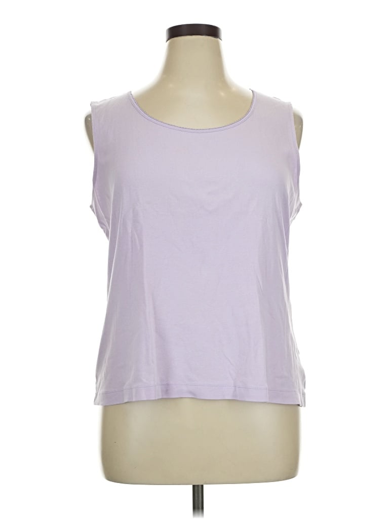 Pre-owned White Stag Sleeveless T-shirt In Purple
